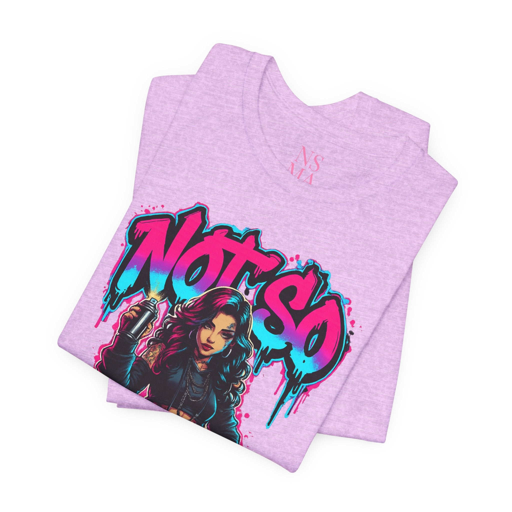 Not So Modest Art Graphic Tee — Bold Streetwear Girl Illustration